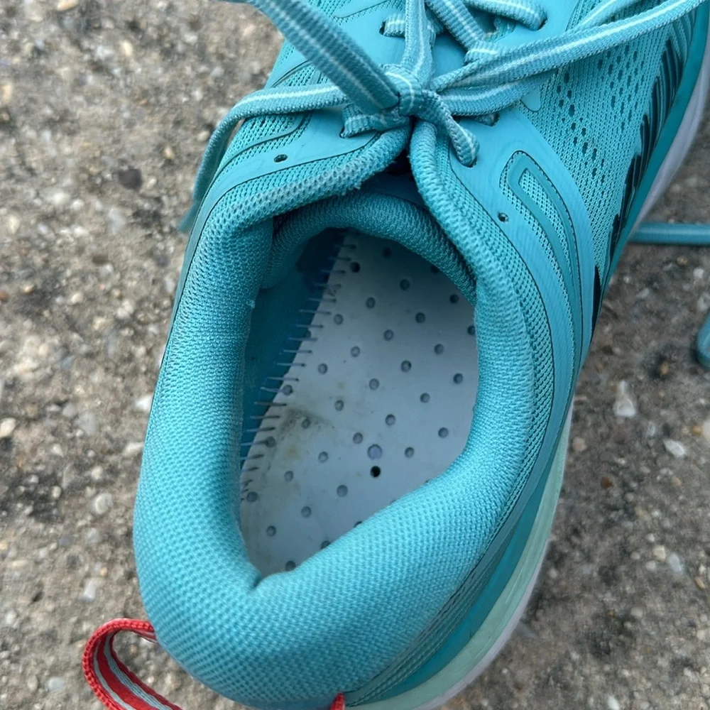Hoka Teal Athletic Running Shoes - Picture 7 of 8